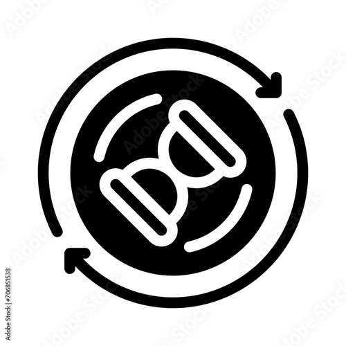 timing glyph icon
