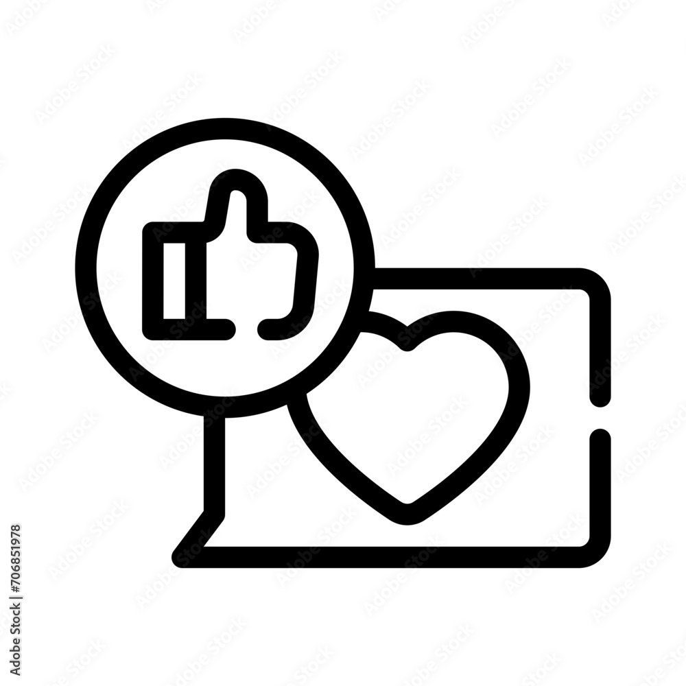 feedback line icon feedback line icon