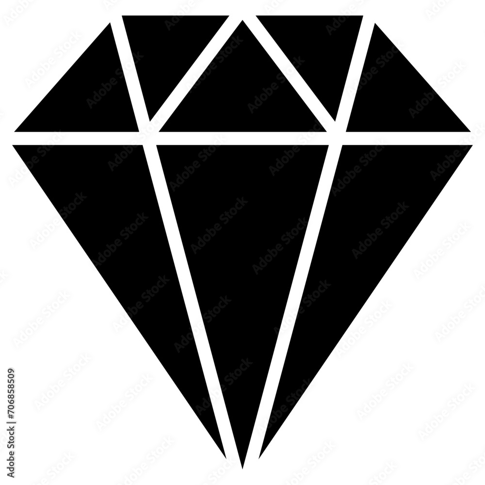 diamond icon, vector illustration, simple design, best used for web, banner or presentation