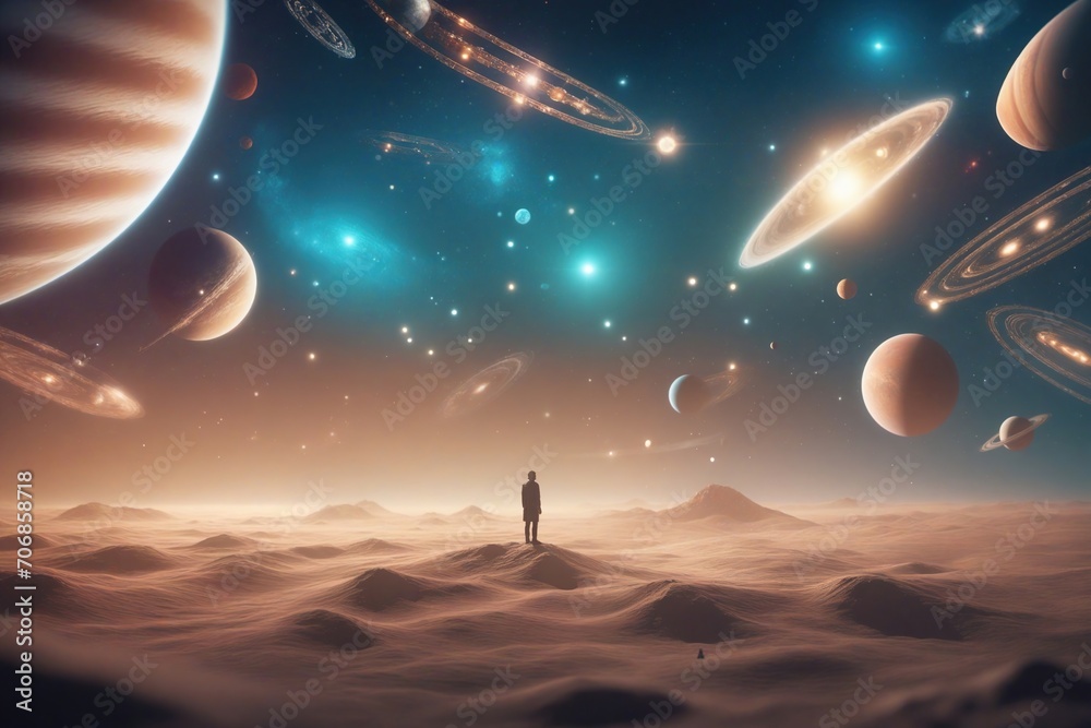 Fototapeta premium Concept of Future Technology Metaverse