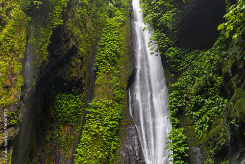 Hidden Waterfall near Sekumpul  Bali Island  Indonesia