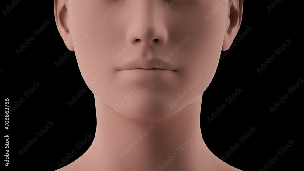 3D animation Face close-up repair effect skin dirt removal. Deep cleansing skin. Skin pores. Acne cleansing. reduce acne. skin pore cleaning 3D animation Face close-up repair effect skin dirt removal. Deep cleansing skin. Skin pores. Acne cleansing. reduce acne. skin pore cleaning