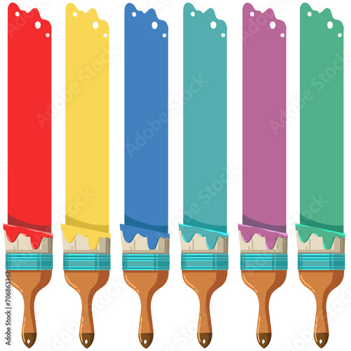 Paintbrush vector illustration
