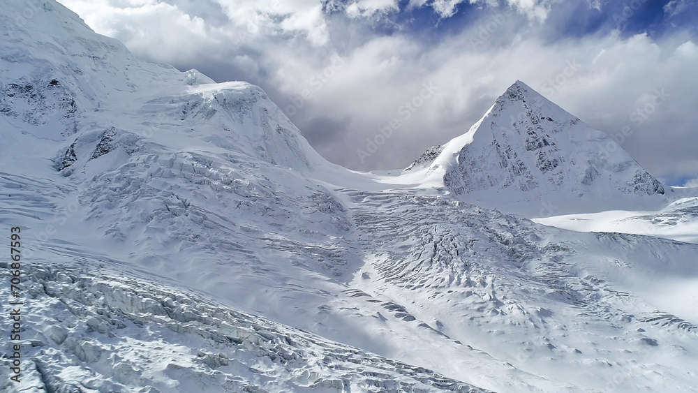 Himalayan snow mountains in Tibet, Asia