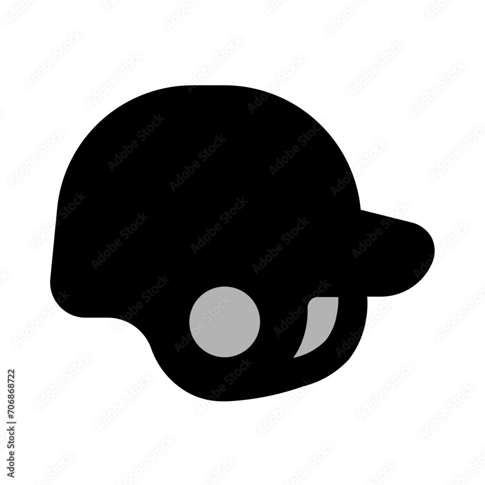 Helmet Duotone Icon
