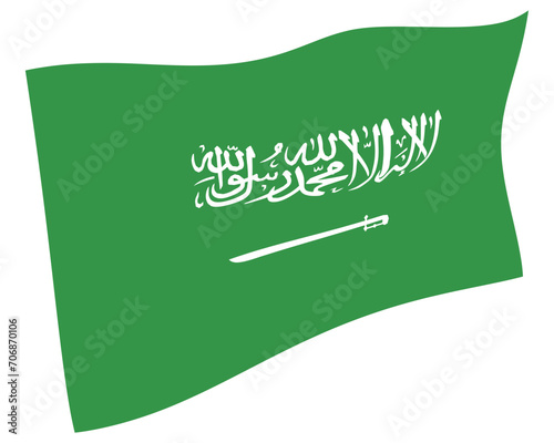 サウジアラビア　国　旗　世界　アイコン
