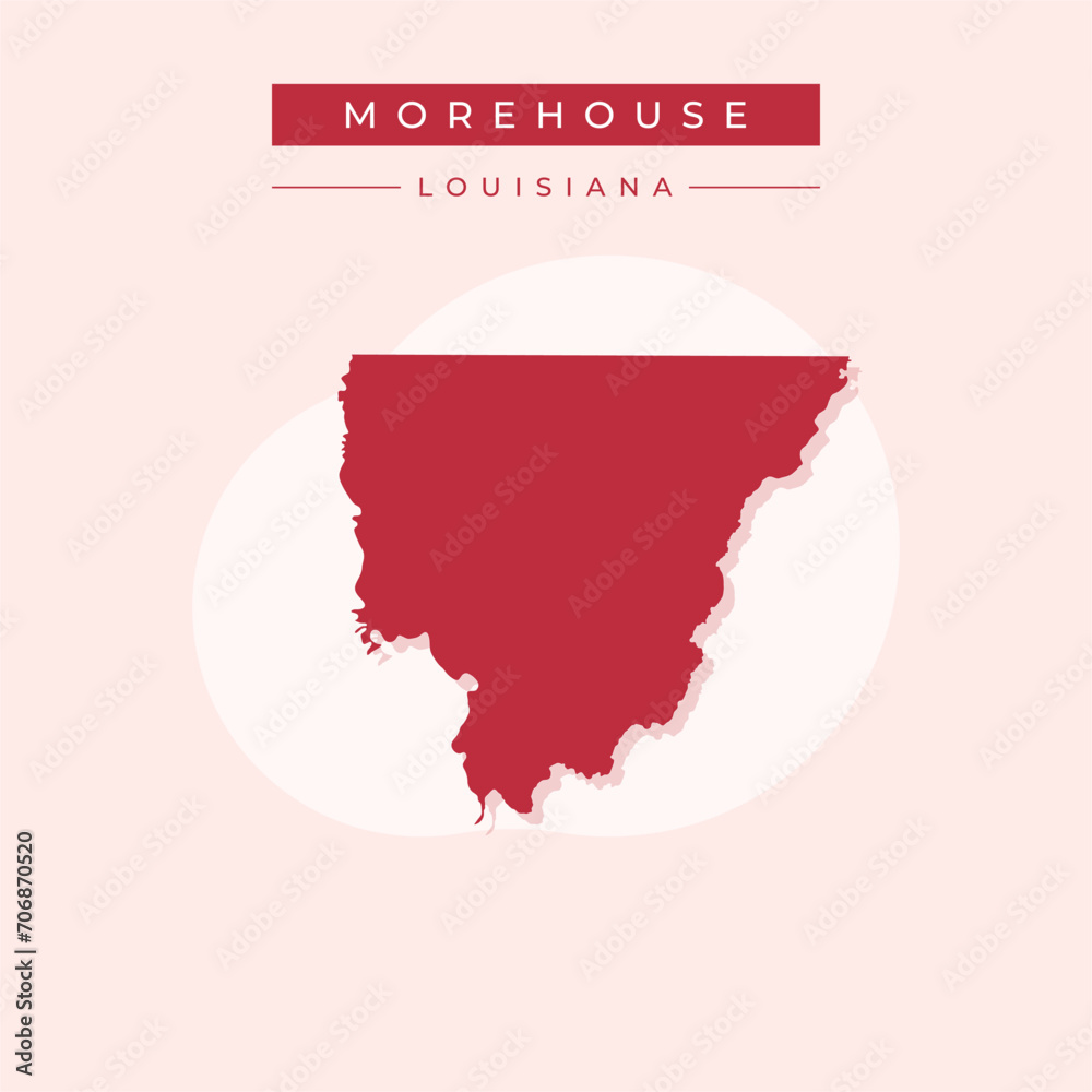 Vector illustration vector of Morehouse map Louisiana Vector illustration vector of Morehouse map Louisiana