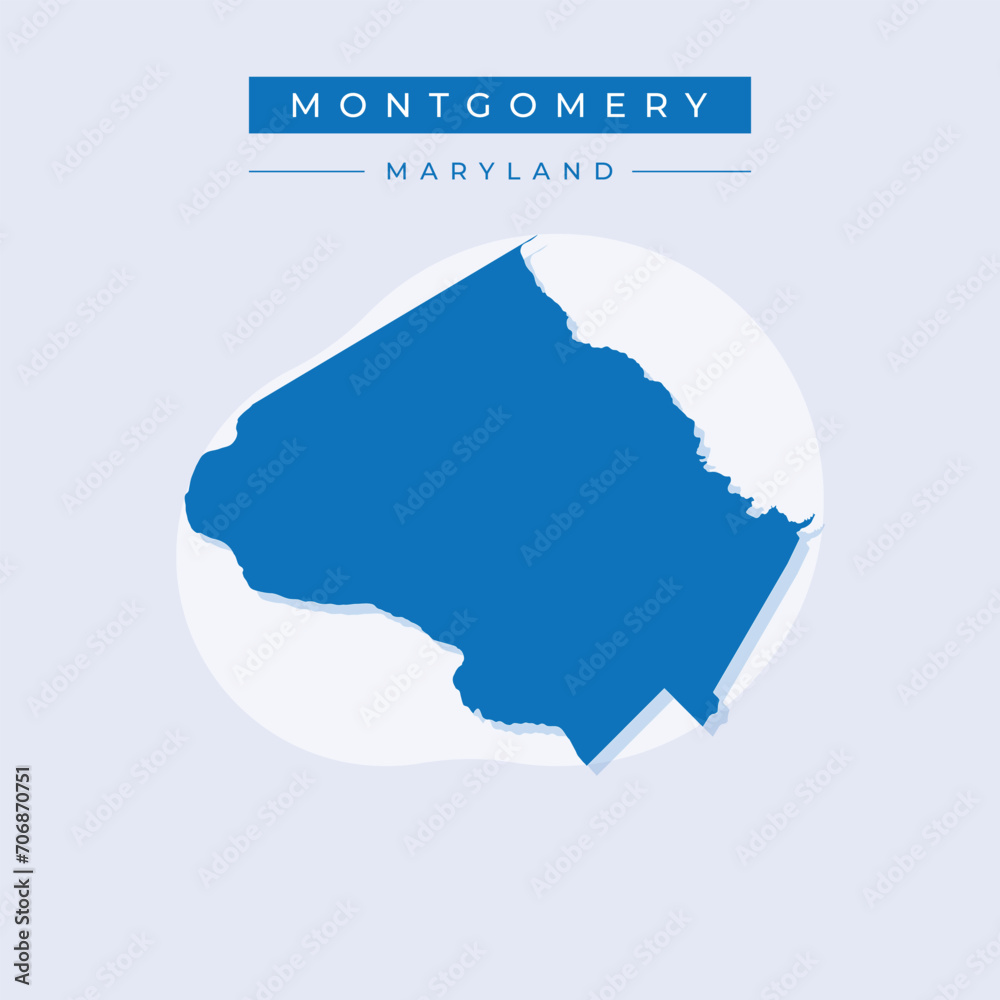Vector illustration vector of Montgomery map Maryland Vector illustration vector of Montgomery map Maryland