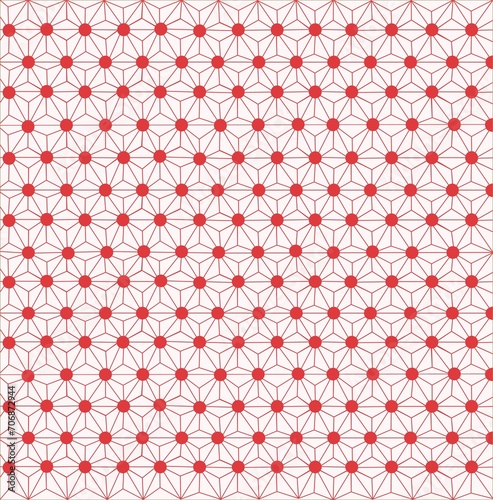 Seamless flower red background pattern for design