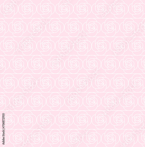 Pink rose background pattern for design