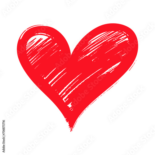 Hand drawn red heart clipart, vector, brush strokes, 
scribble heart, pattern, Heart logo, icon, background, sign, symbol, for february heart month, valentines day, wedding, card, t-shirt