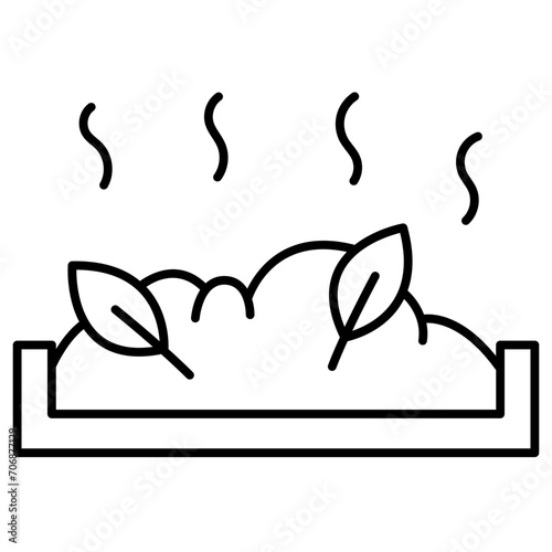 Compost - outline icon