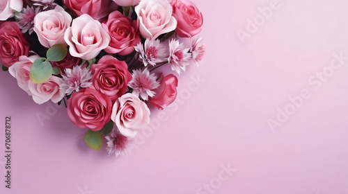 Beautiful Colorful Bouquet of Decorative Flowers