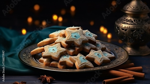 cookies for eid al fitr congratulation muslim lesser holiday tradition