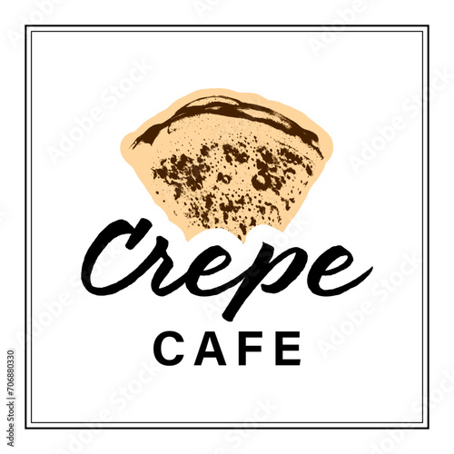 クレープのイラスト素材です。ロゴやパッケージなどにオススメです。