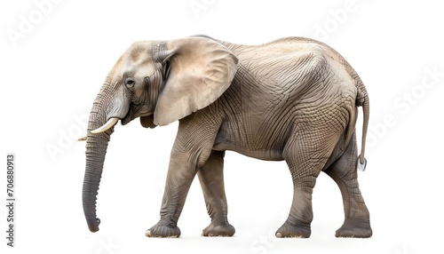 Elephant isolated over white background