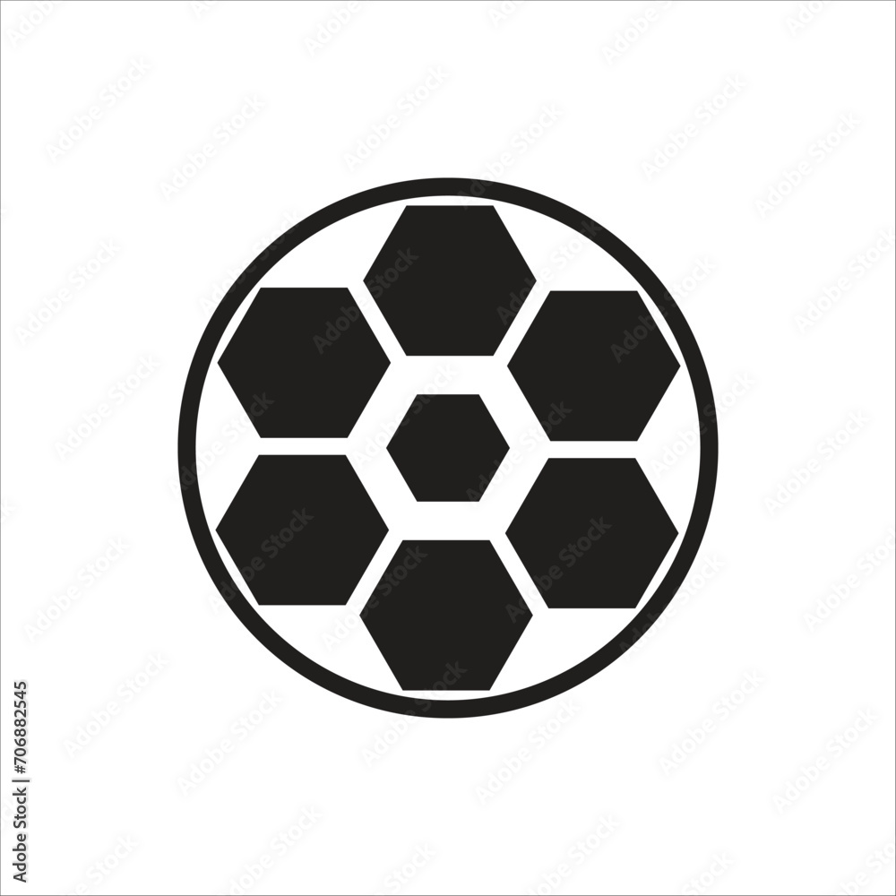 foot ball vector icon line template foot ball vector icon line template