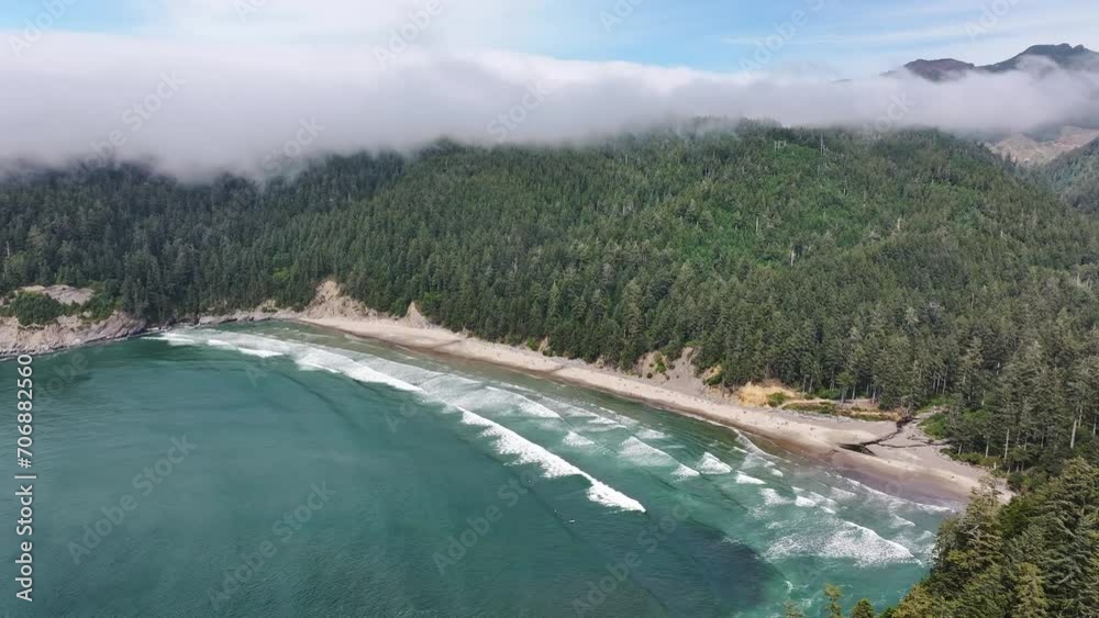 Scenic Drone Shot of Beautiful Coastline Scenic Drone Shot of Beautiful Coastline
