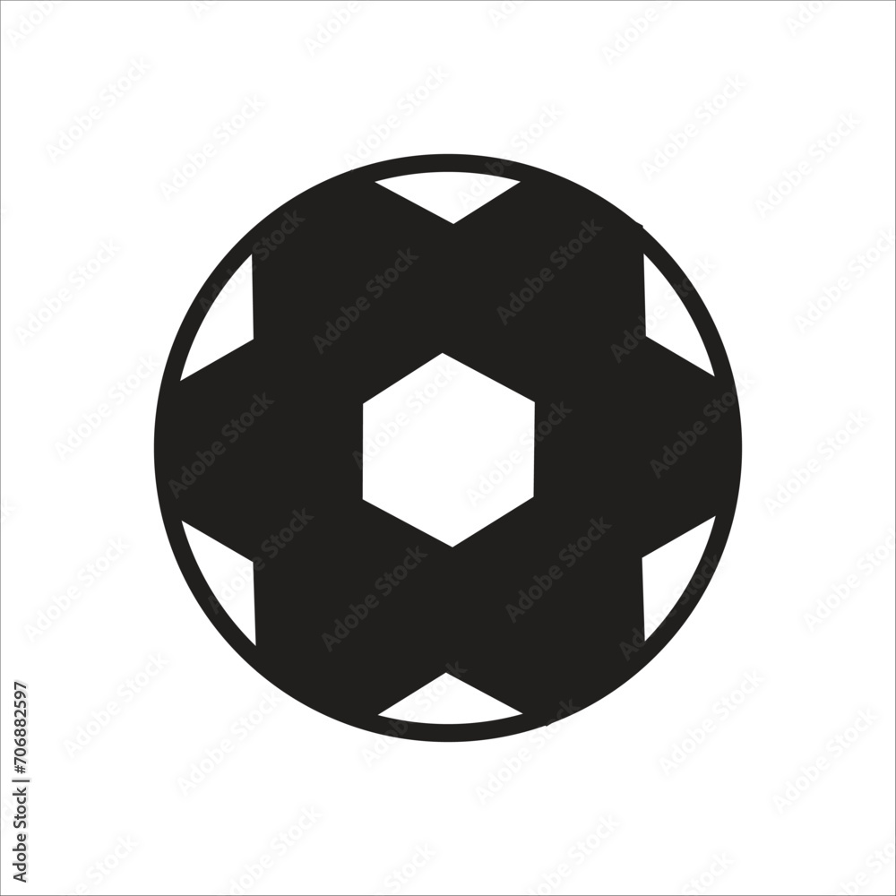 foot ball vector icon line template foot ball vector icon line template