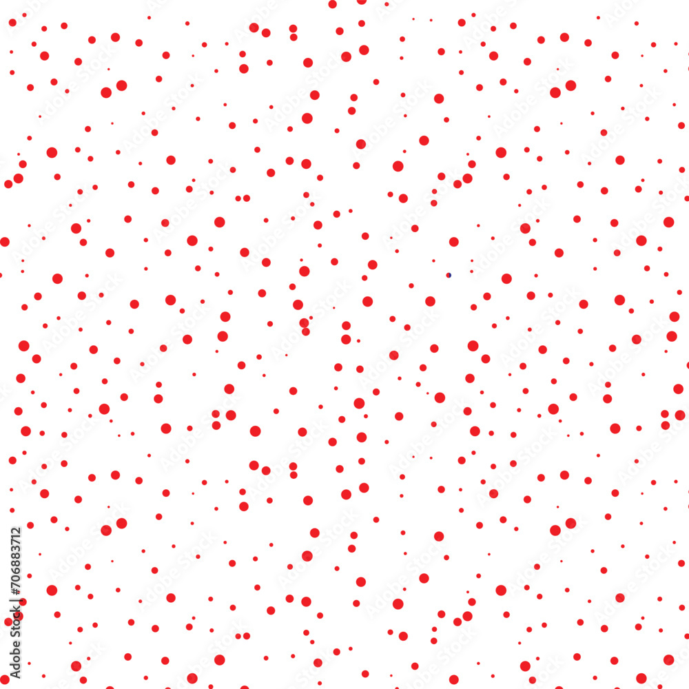 Red small dot and white abstract background