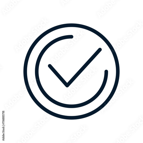 The concept is convenient payment, replacement, control. Vector linear icon isolated on white background.