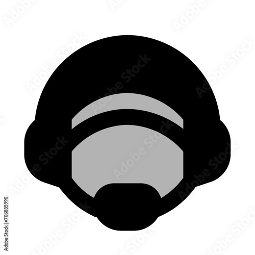 Head Protector Duotone Icon