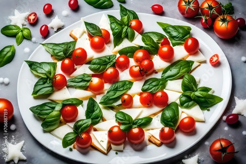 cherry tomatoes with basil