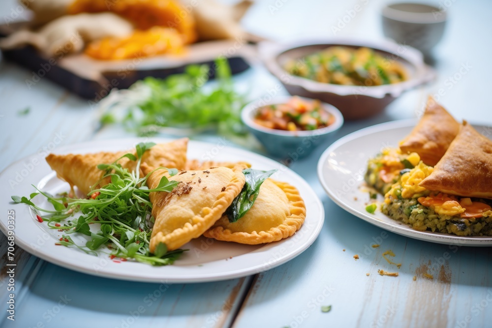 variety of calzones with different fillings variety of calzones with different fillings