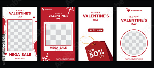 "Celebrate Valentine's Day with our Mega Sale Collection featuring a 50% discount. Explore a variety of items, including social media assets, sales promotions, banners, posters and more.
