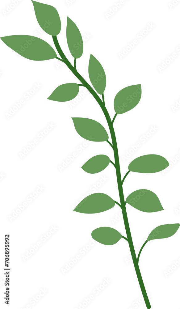 Leaf plant element for beautiful design. Simple form. Vector drawing. Leaf plant element for beautiful design. Simple form. Vector drawing.