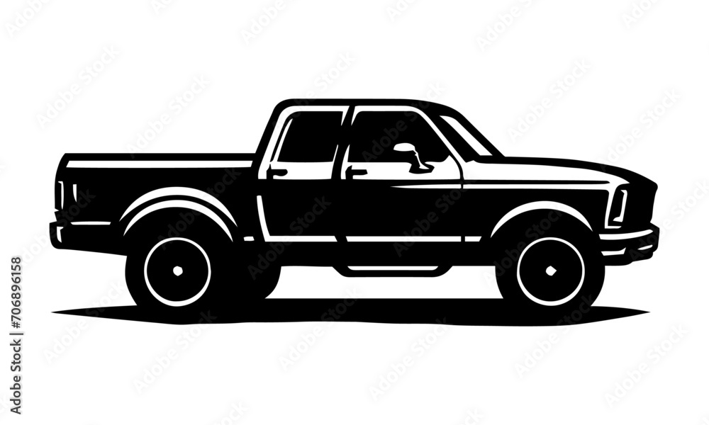 trunk logo icon on white background, Vector illustration , silhouette style logo