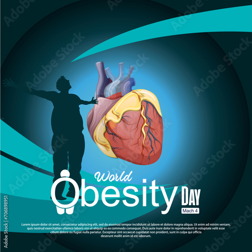 Vector illustration of World Obesity Day.