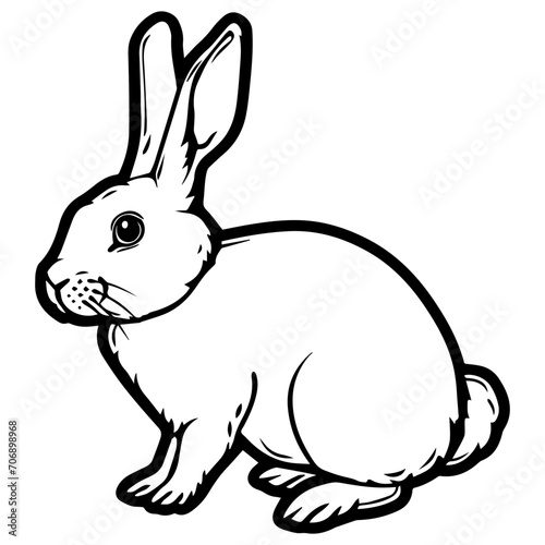 engrave rabbit illustration