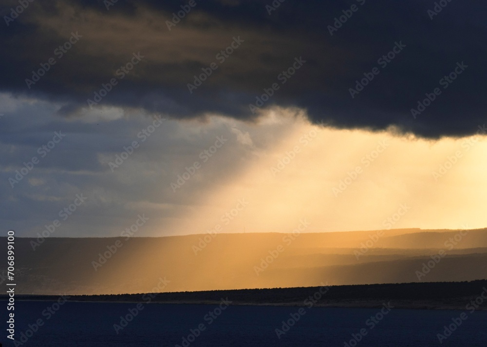 Fototapeta premium cloud sun ray sea 