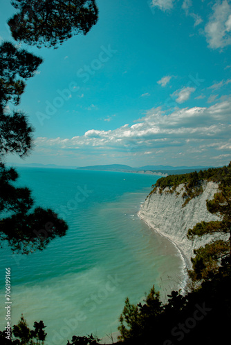 seascape with rocks and sky