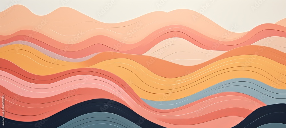 Abstract geometric paper cut art peach fuzz tones in a variety of intricate shapes and patterns Abstract geometric paper cut art peach fuzz tones in a variety of intricate shapes and patterns