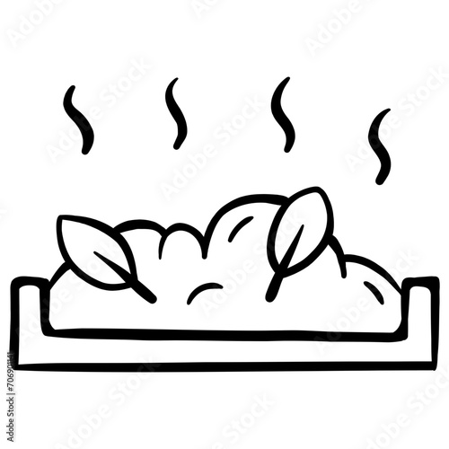 Compost - hand drawn icon
