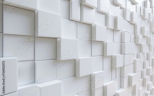 white tiled wall with squares