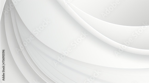Abstract white wavy background. illustration. Can be used for presentation, brochure, website. Generative AI