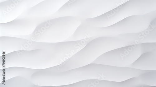 Abstract wavy background. illustration. White and gray colors. Generative AI