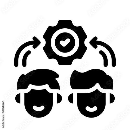 assign glyph icon