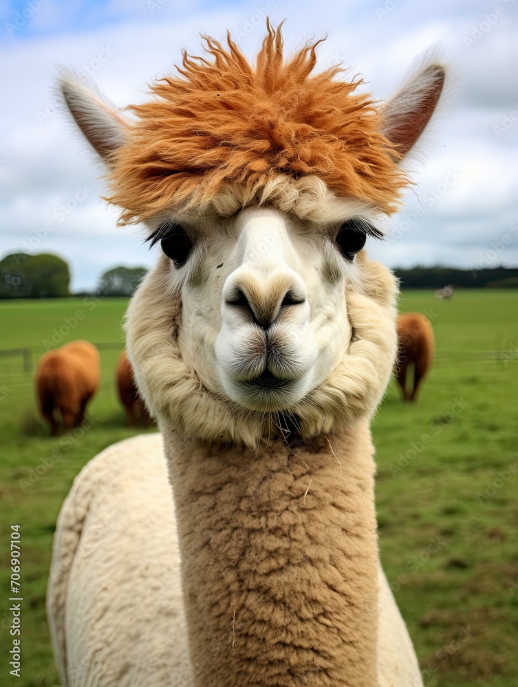 Nature's Grace: Exploring Alpaca Behavior and Characteristics on the Farm