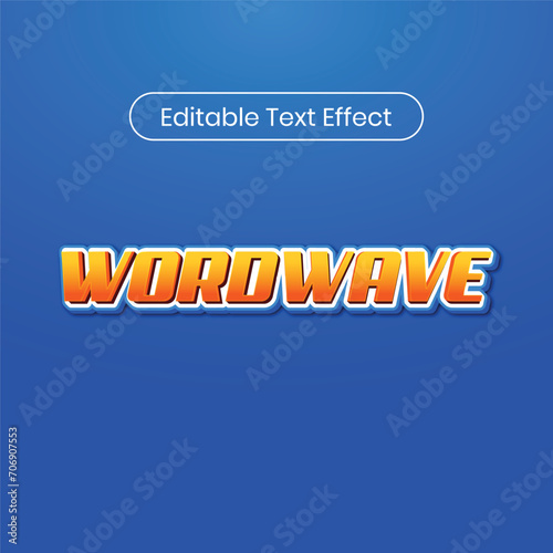 3D text effect