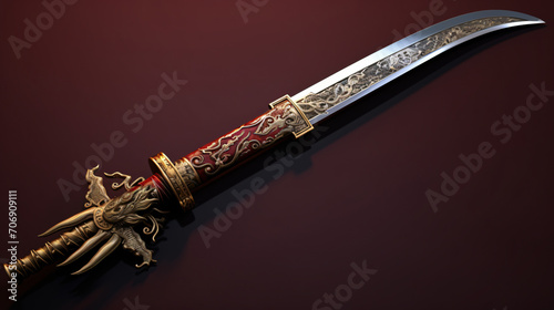 A japanese sword