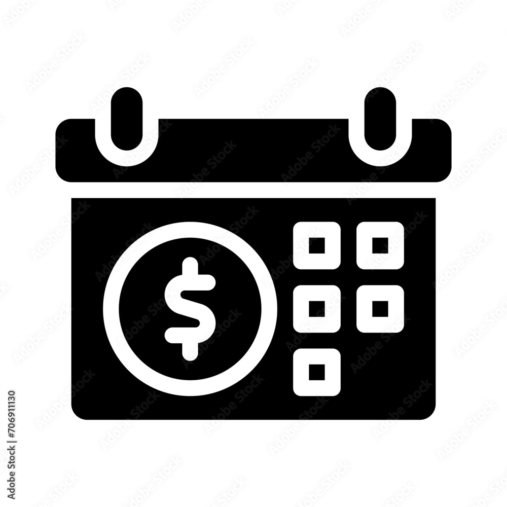 calendar glyph icon calendar glyph icon