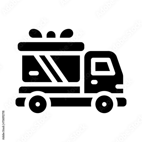 gift glyph icon