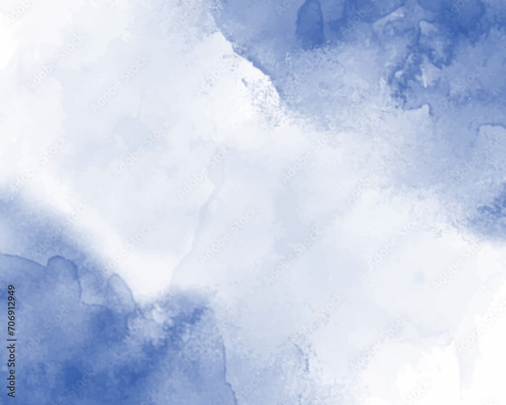 Fototapeta premium Abstract splashed watercolor background. Design for your cover, date, postcard, banner, logo.