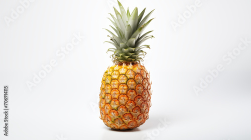 pineapple on white background