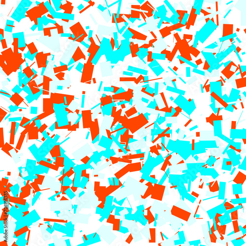 An abstract cut out transparent confetti particle texture design element.