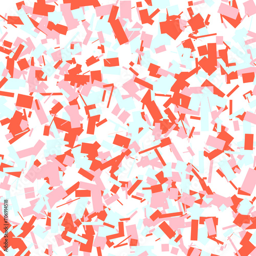 An abstract cut out transparent confetti particle texture design element.